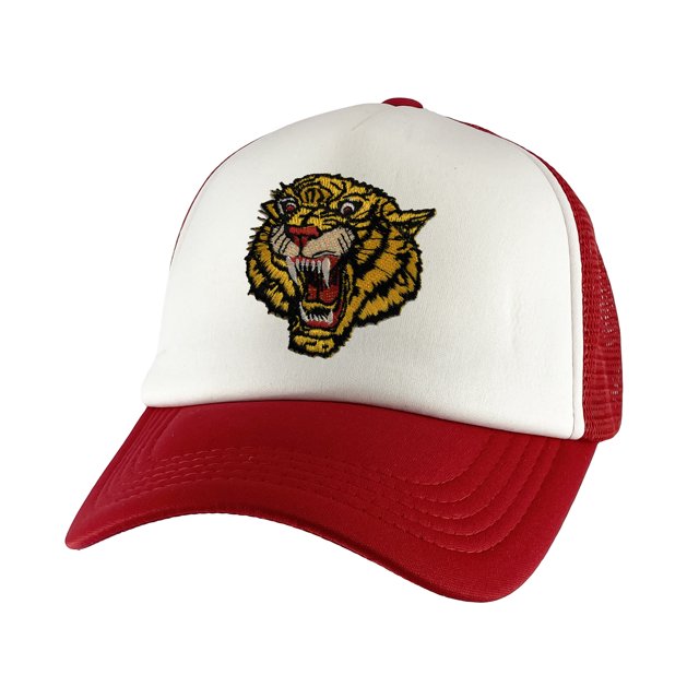 Gravedad Hilos Wildcat Sombrero de Trucker ajustable - Rojo / Blanco Gravity Threads Sombrero del camionero