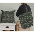 thumbnail image 5 of Soimoi Gray polyester Crepe Fabric Geometric & Palm Tree Decor Fabric Printed Yard 42 Inch Wide, 5 of 5