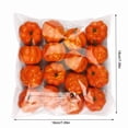 thumbnail image 3 of Mini Pumpkin Decorations with Speckled Foam Design, 16-Pack, 2-Inch Yellow and Orange, for Fall Table Centerpieces, Artificial Pumpkins, 3 of 4