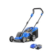 Wild Badger Power 40V 18″ Cordless Lawn Mower Brushless , 2,100 sq ft/0.048 ac, 1×4.0Ah Battery & Fast Charger, 5-Position Height ,for Small-to-Medium Lawns