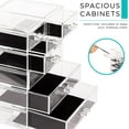 thumbnail image 4 of Sorbus Acrylic Cosmetics Makeup and Jewelry Storage Display 3 Large and 4 Small Drawers Space-Saving, Stylish Case Great for Lipstick, Eye Liner, Nail Polish, Brushes, 4 of 7