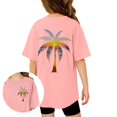 thumbnail image 3 of MAIHAN Teen Girl Shirts Graphic Tee Short Sleeve Round Neck Back To School Shirt Cute Summer Top Oversized Comfort Shirts, 3 of 7
