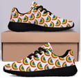thumbnail image 6 of Rainbow Shoes, Unisex Fashion LGBT Sneakers for Men Women Black Size 3.5, 6 of 7