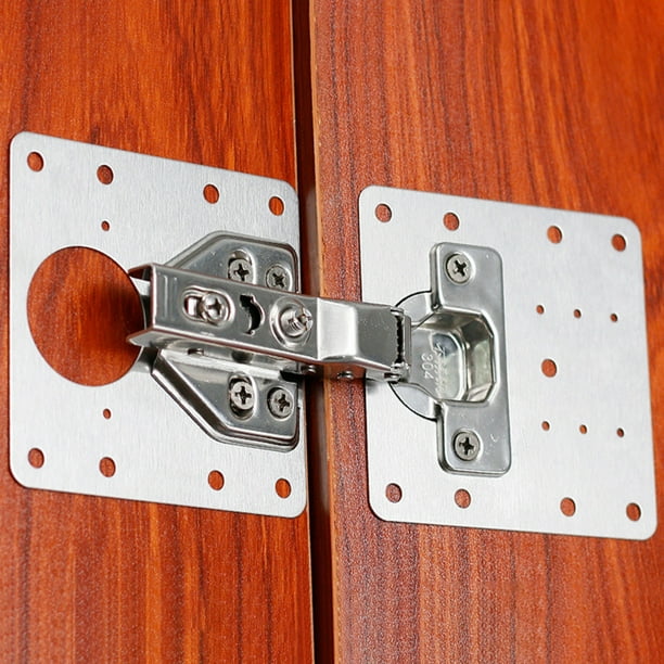 Hinge repair plate stainless steel cabinet door hinge fixing