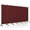 Brown, variant on Costway 6-Panel Folding Room Divider 6FT Rolling Privacy Screen with Lockable Wheels White