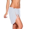 thumbnail image 4 of Swimsuit Coverups for Women Sarong Beach Bikini Wrap Sheer Short Skirt Scarf for Swimwear 2026 White One Size, 4 of 4
