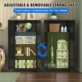 thumbnail image 6 of Polup 60"Tall Black Metal Garage Storage Cabinet,Locking Garage Tool Cabinets,Doors and Adjustable Shelves, 6 of 10