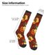 thumbnail image 2 of Fotbe Red Plaid Sunflower Calcetas Divertidas Estampadas para Hombre y Mujer, Calcetas de Algodón hasta la Rodilla para Caminar, Correr, Enfermería y Embarazo, 2 of 6