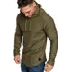 thumbnail image 2 of Playera Hombre Manga Larga Con Capucha Slim Fit Moda Hoodie, 2 of 8