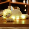 thumbnail image 1 of Oso de peluche LED creativo de 30 cm con luz, peluche de alpaca, unicornio, regalo de Navidad brillante para niños, almohada, 1 of 6