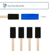Hello Hobby 4 Piece Foam Paint Brush Set, 1