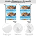 thumbnail image 2 of Easygdp Animals on Noah's Ark Floating Garden Flag Yard Flag Welcome Flag, Double-Sided, Weather Resistant for Outdoor Decor - 12.5"x18", 2 of 9