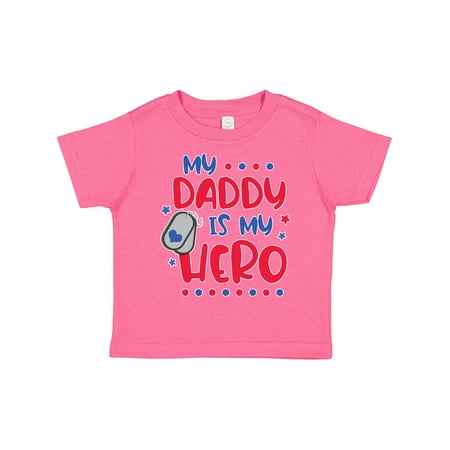 

Inktastic Memorial Day My Daddy is My Hero Gift Toddler Boy or Toddler Girl T-Shirt