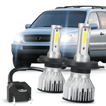 For Honda Pilot 2003 2004 2005 LED Headlight Bulbs 9003/H4 High and Low Beam 2pcs