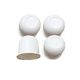 thumbnail image 1 of Automotive Authority LLC 4 Roue de Remorque Blanche Moyeu de Moyeu Capuchon Central Diamètre 3.125 Pouces Remorque de Voyage, Véhicule Récréatif RV (Blanc), 1 of 1