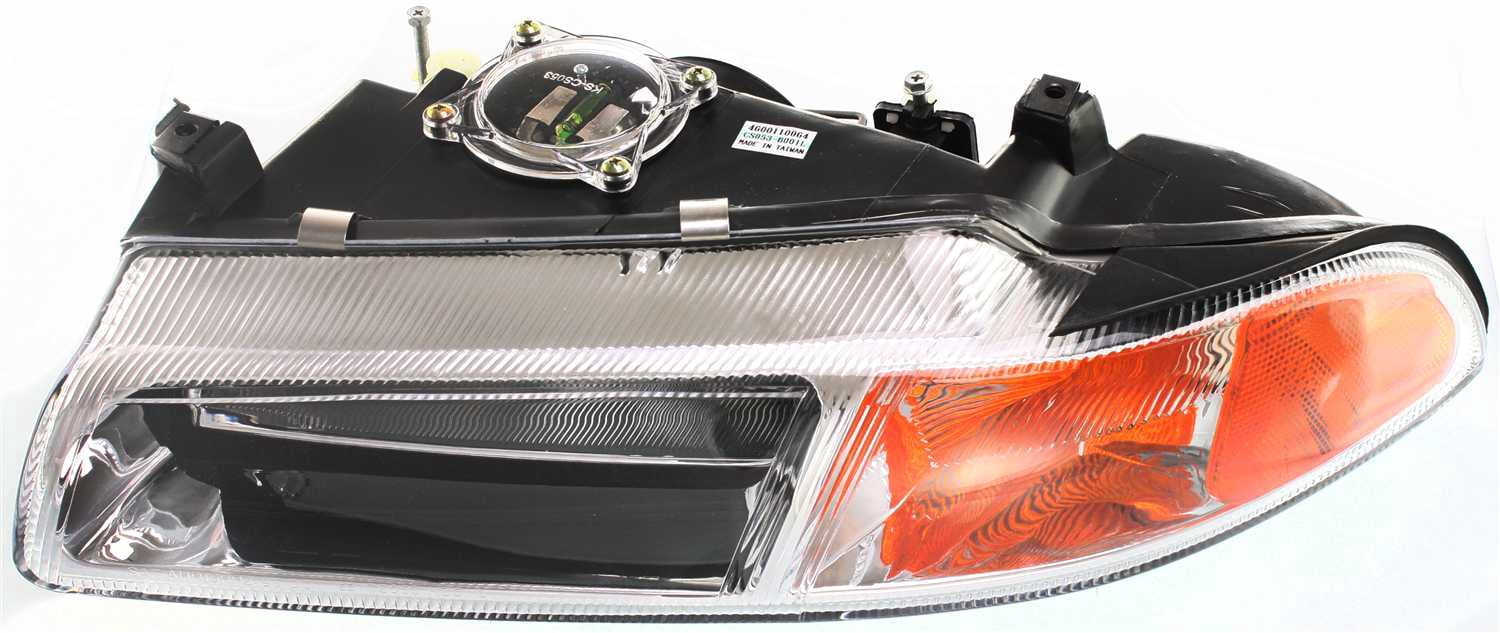 Headlight Compatible With 1995-2000 Dodge Stratus Chrysler Cirrus Left Driver Halogen With bulb(s)