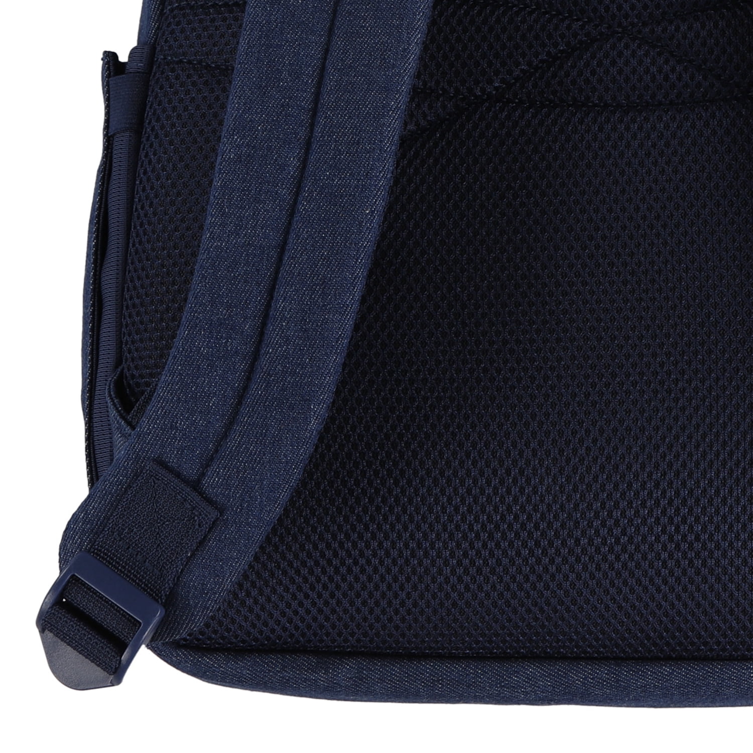 Levi Strauss Signature 17" Unisex Adult Denim Dome Backpack, Dark Stonewash