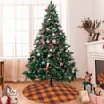 thumbnail image 7 of Yiaed Fall Buffalo Plaid Print Christmas Tree Skirt , Tree SkirtsTree Mat for Christmas Winter Holiday Indoor Decorations-48", 7 of 7