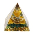 thumbnail image 2 of YOHAVEN Crystal Energy Pyramid Orgone Tower Resin Stone 1.97" Healing Meditation Spiritual Balancing Home Yoga Studio Decor Chakra Positive Energy Gifts for Women Men, 2 of 2