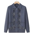 thumbnail image 1 of Ropa de primavera para personas de mediana edad y mayores, cárdigan fino, suéter de abuela para primavera y otoño, suéter para madre, abrigo, ropa para señora mayor, 1 of 6