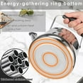 thumbnail image 4 of Tea Kettle Stainless Steel Whistling Tea Kettle with Tea Infuser 2L Capacity Stovetop Tea Maker with Ergonomic Handle Multifunctional Whistling Teapot for Kitchen Stove Induction Cooker, 4 of 9