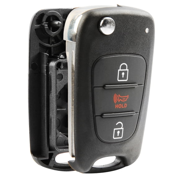 Remote Key Fob Shell Case Replacement for 2009-2014 Kia Rio Soul Sportage (NYOSEKSAM11ATX, TQ8-RKE-3F02)