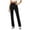 Black, variant on Tqcoqu Womens High Waist Yoga Pants,Stretchy Casual Trousers Straight Leg Pull On with Pockets,Army Green Women's S-XXL