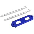 thumbnail image 1 of Kit de amarre de batería Varilla de retención con ganchos de acero inoxidable para bandeja para / CRX S2000 RSX (azul), 1 of 5