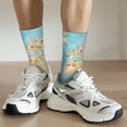 thumbnail image 6 of Vsdgher World Map With Animals 1 Crew Socks for Men & Women, Breathable Casual Athletic Ankle Socks, 6 of 6