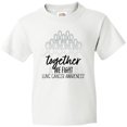 thumbnail image 3 of Inktastic Together, We Fight Lung Cancer Awareness Youth T-Shirt, 3 of 5