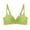Green, variant on Women Seamless Solid Bra French 3/4 Cup Underwire U Back Open Design Summer Lightweight Bralette for Comfort XL Red