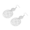 thumbnail image 4 of Dangling Filigree Disc Earrings in Gold or Silver For Woman, 4 of 4