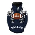 thumbnail image 1 of Dallas Cowboys Sudadera Con Capucha Disfraz Adultos Hoodie, 1 of 5