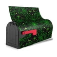 thumbnail image 3 of Yiaed Green Bright Web with Spiders Print Mailbox Covers, Magnetic Mailbox Cover, Mail Box Covers for Garden Outdoor Decor Box Covers-21x18 in, 3 of 8