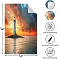 thumbnail image 3 of 6 Pack Sunset Light House Kitchen Towels Highly Absorbent, Super Soft Dishcloths 18 x 28 Inches Reusable Quick Drying Tea Towels Set for Home,Kitchen Decor Wash cloth, 3 of 7
