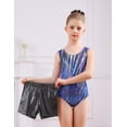 thumbnail image 4 of Aideaone Leotards for Girls Gymnastics Sparkly Kids Dance Unitard Biketards with Shorts 4-11Years, 4 of 8