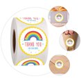 thumbnail image 4 of 1 Rouleau de 500 Autocollants de Sceau Autocollants Cadeaux de Fête Autocollants Ronds Arc-en-Ciel, 4 of 8