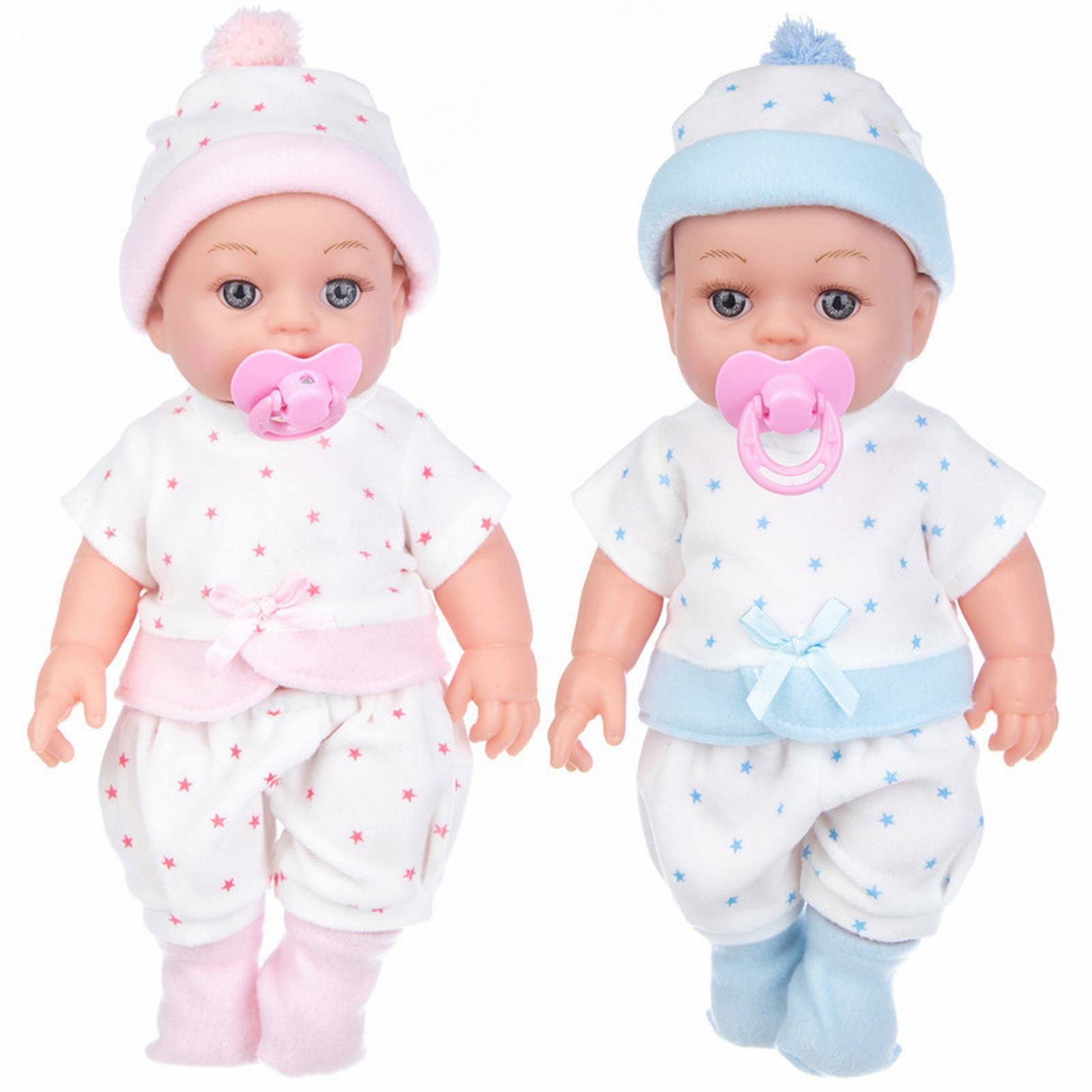 12 pouces fille poupée avec robe chaussures chapeau perruque
