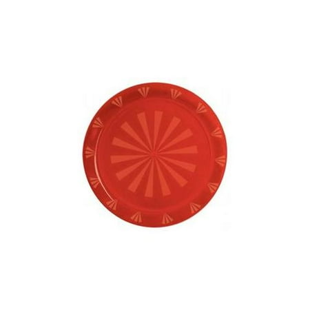 

1 - Party Essentials 16 Round Tray - Red