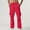 #088#Hot Pink, variant on Handshe Men's Cargo Pants with Drawstring Pockets Elastic Waist Adjustable Cuffs Utility Work Pants,Plus Size