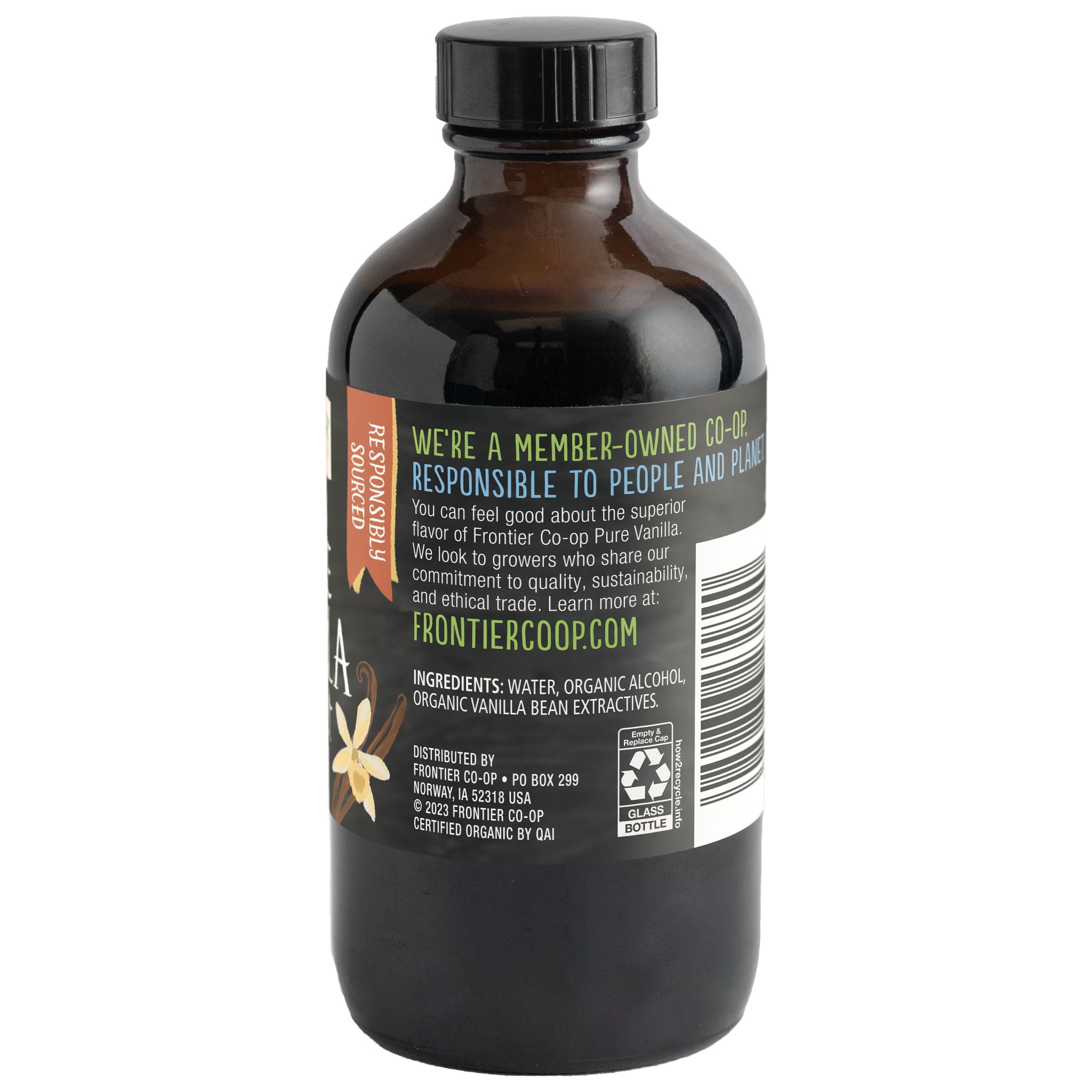 Frontier Co-op Pure Vanilla Extract, Organic 8 fl. oz.
