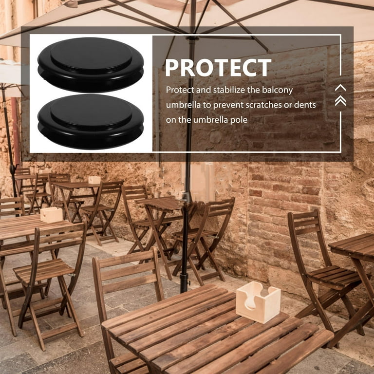 brown patio table umbrella hold ring Savita 2pcs Hole and Cap Set, Translucent Plug Silicone for 2'' to 2.5'' Holes 1.65'' or Smaller Poles (B16185) : Patio, Lawn & Garden Upgrade your outdoor table setup with this durable umbrella hole ring plug and cap set 10-12 Person 75 in. Brown