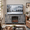 Gray, variant on Homall Fireplace TV Stand for TVs up to 65 inch, Modern Farmhouse TV Stand Double Barn Door for Living Room, Gray Wash