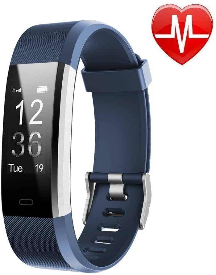 letscom fitness tracker with heart rate monitor