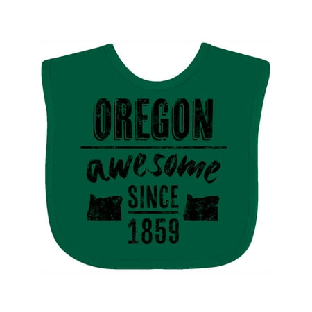 

Inktastic Oregon Awesome Since 1859 Gift Baby Boy or Baby Girl Bib