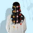 thumbnail image 2 of Unique Bargains Flower Headband Summer Sunflower Bouquet Headband Bohemian Style for Women Assorted Color, 2 of 7