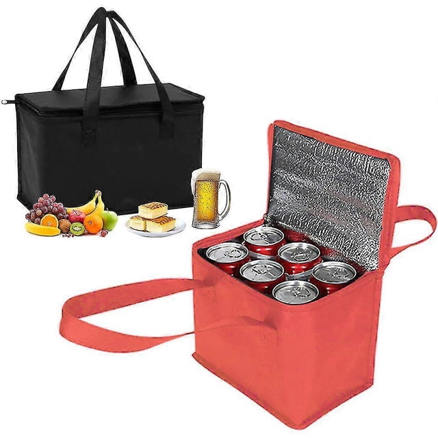 2026 2023 Thermal Bag Insulated Beer Cooler Box Outdoor Picnic Lunch Bento Bags Trip Bbq Meal Drink Zip Pack Camping Supplies