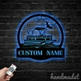 thumbnail image 5 of Handmadetneonsign Pontoon Boat Metal Wall Art Light, Boat Metal Sign Wall Decor, Sailor House Metal Decor 50356, 5 of 5