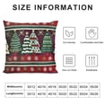 thumbnail image 5 of BANET Christmas Merry Christmas Happy New Year Decorative Pillow Case for Sofa White, 5 of 5