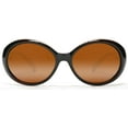 thumbnail image 2 of Retro Audrey Hepburn Style Polarized Fashion Sunglasses Brown, 2 of 5